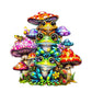 Jigfoxy Wooden Puzzle For Adults, Frog Family Wooden Jigsaw Puzzles For Adults, Unique Animal Shape Wood Cut Puzzles For Family Friend Puzzle Lovers(M-11.4 * 10.9In-190Pcs)