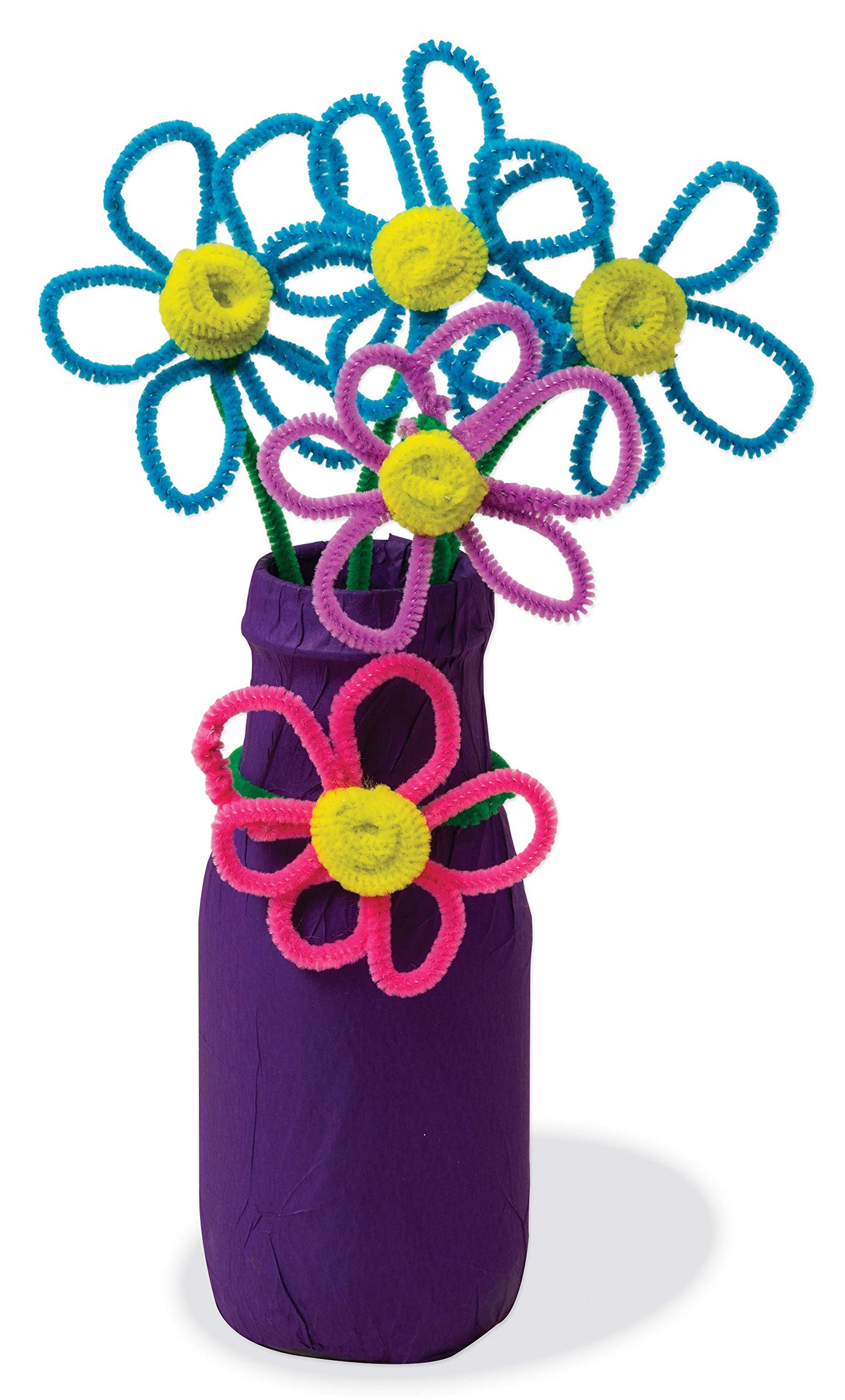 Creativity Street Chenille Stems/Pipe Cleaners 12 Inch x 6mm 100-Piece, Pink