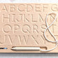 CosmoKool Montessori Alphabet Tracing Board | ABC Letters Uppercase+Lowercase| Double Sided Alphabet Learning Toys 3+ Year Old T