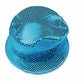 Rg Costumes 65148-Bl Sequin Top Hat - Blue