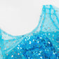 Reliparty Little Girls Snow Princess Dress Costume And Accessories, Blue,110