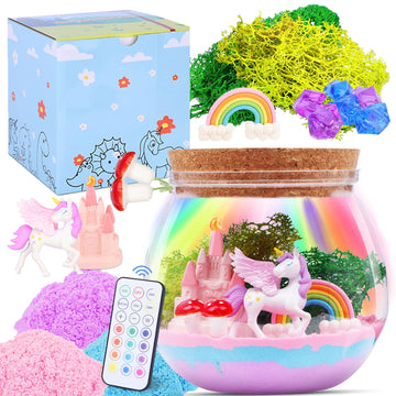 Unicorn Gifts For Girls 4-12 Years Old, Unicorn Crafts Kit For Kids, Light Up Unicorn Decoration With Remote Control - Arts And