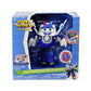 Super Wings - 6'' Deluxe Transforming Supercharged Paul Airplane Toys Action Figure | Plane To Robot | Toy Plane Vehicle Gift For Preschool Kids 3 4 5 Year Old Boys Girls | Light And Sound Effects , Blue