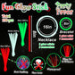 ILHSTY 150 Pcs 8 Green Red White Glow Sticks Glow Necklaces In The Dark Party Favors Supplies Bright GlowSticks Bulk with Acce