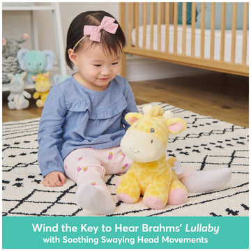 Gund Baby Safari Friends Giraffe Keywind Musical Plush, Plays Brahms Lullaby, Stuffed Animal Sensory Toy For Ages 10 Months And