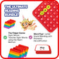 The Fidget Game Ultimate Reading Bundle - 220 Dolch Sight Words - Pre-K to Grade 3 - Includes Popping Mats & Dice - Cardboard