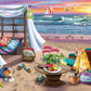 Ravensburger 500 Piece Cabana Retreat Puzzle | Unique Softclick Technology | 20 x 14 in | Multicolor | Model 16792