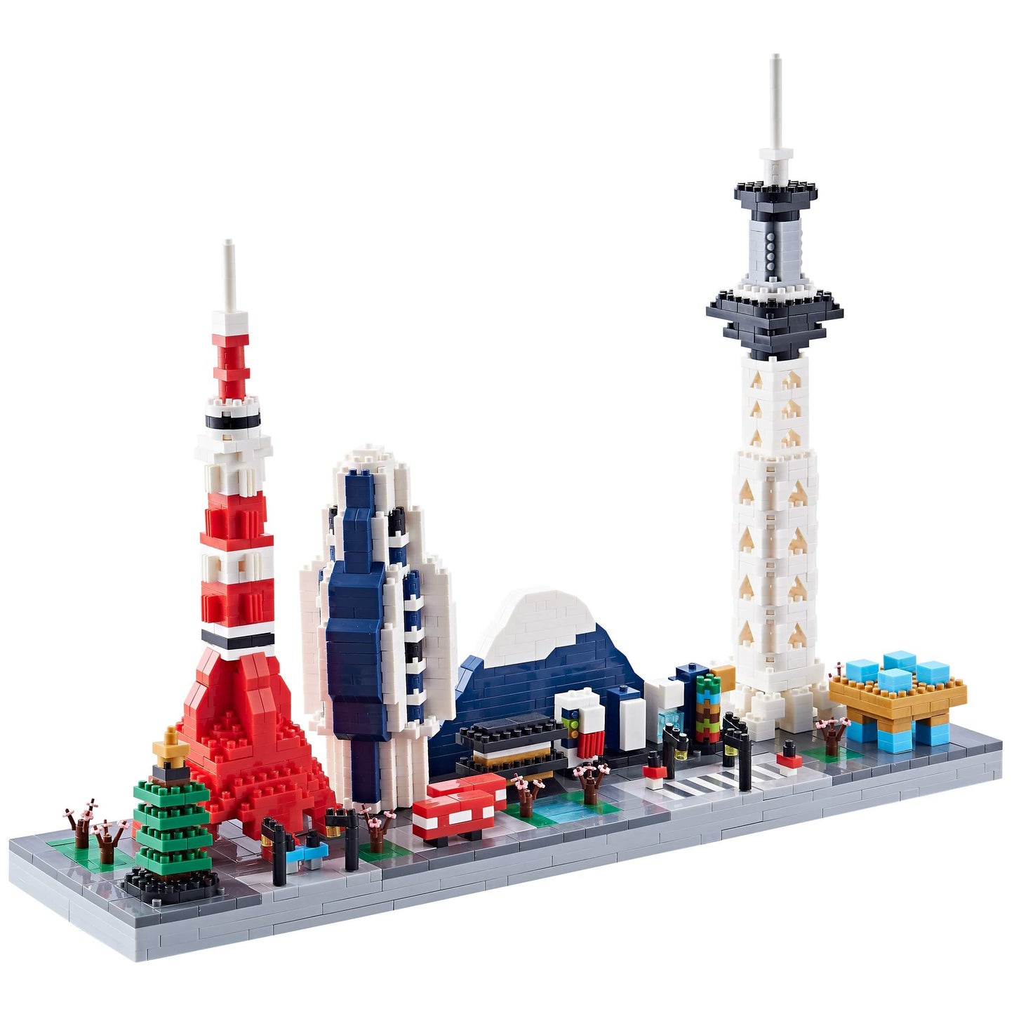 Klmei Japanese Architecture Tokyo Skyline Micro Building Blocks For Adults And Kids Ages Of 14+ – Challenging Construction Set 1880 Pieces, Perfect Home And Office Decoration