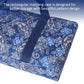 GUSTARIA American Mahjong Game Set - 166 White Tiles, 4 Color Racks, Blue Carrying Bag, 9"x20"x3", Melamine