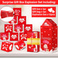 Jacyan Valentine'S Day Surprise Gift Box Explosion For Money, Exploding Money Gift Box For Cash Pop Up Money Explosion Box Valen