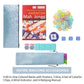 Tiasusan American Mahjong Game Set, 166 Light Green Tiles, Blue Bag With Entire Accessories, 4 All-In-One Rack/Pushers, Mahjong