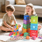 DICROON Wooden Number Building Blocks & Stacking Toys for Toddlers 3+ Years Old, Digital Building Blocks, 1-10 Digital Blocks To