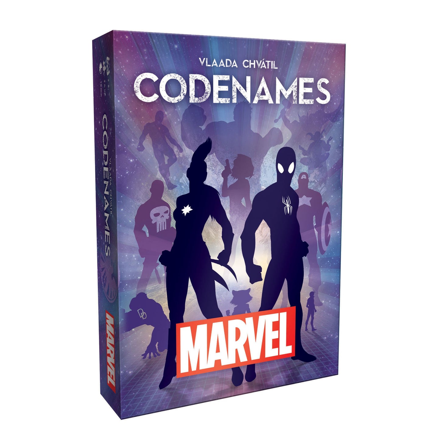 USAopoly Marvel Codenames Board Game - Fun Family Game, Multi-Colored, Model CE011-000