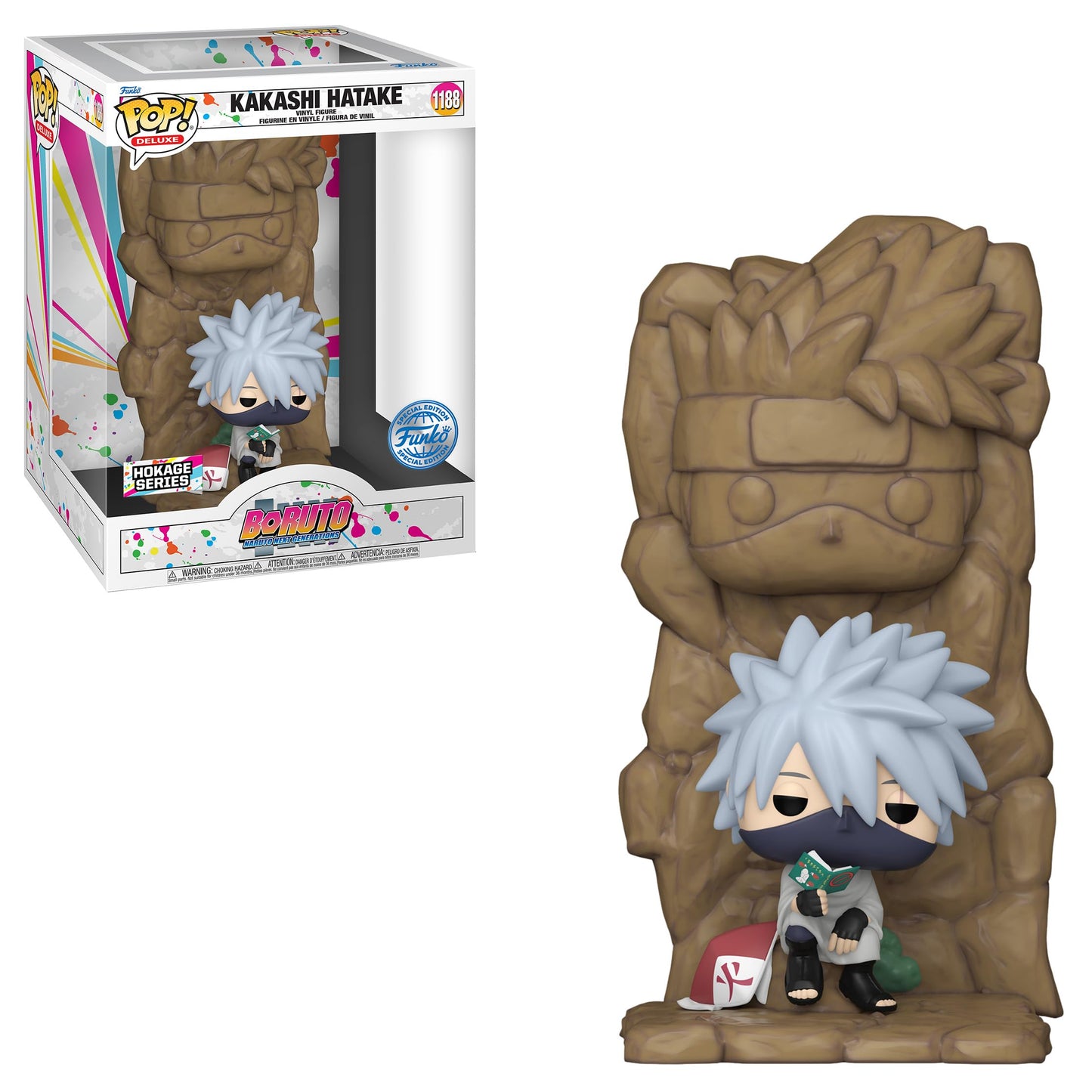Funko Pop! Animation - Deluxe: Boruto - Kakashi Hatake Hokage Series Special Edition Multicolor limited availability #1188