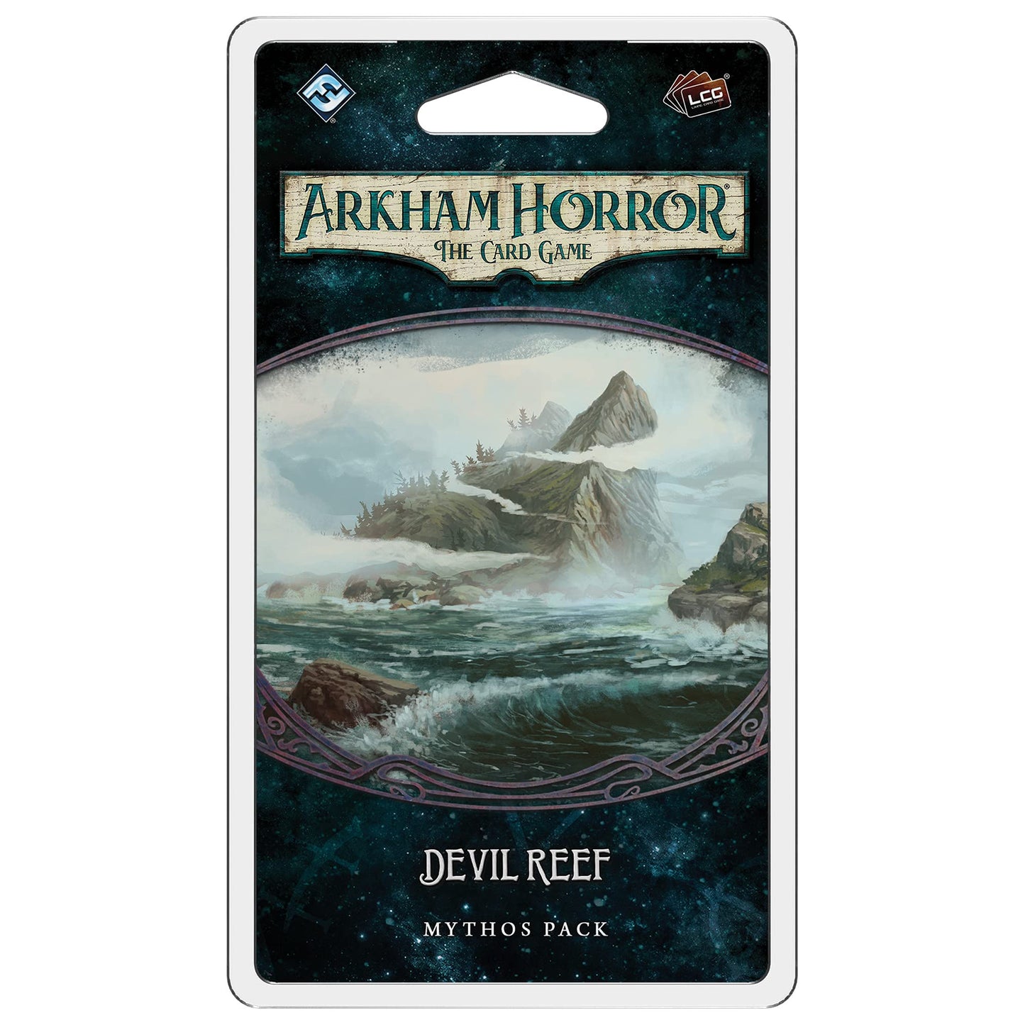Arkham Horror The Card Game Devil Reef MYTHOS PACK | Horror Game | Mystery Game | Cooperative Card Game for Adults | Ages 14+ | 