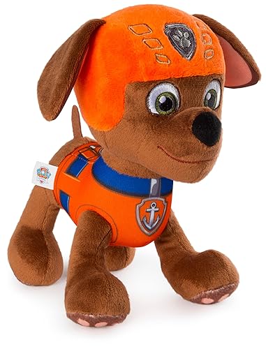 Paw Patrol 8” Zuma Plush Toy - Soft Standing Plush with Stitched Detailing for Ages 3 and Up