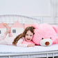 Ikasa Giant Teddy Bear Plush Toy Stuffed Animals (Pink, 39 Inches)