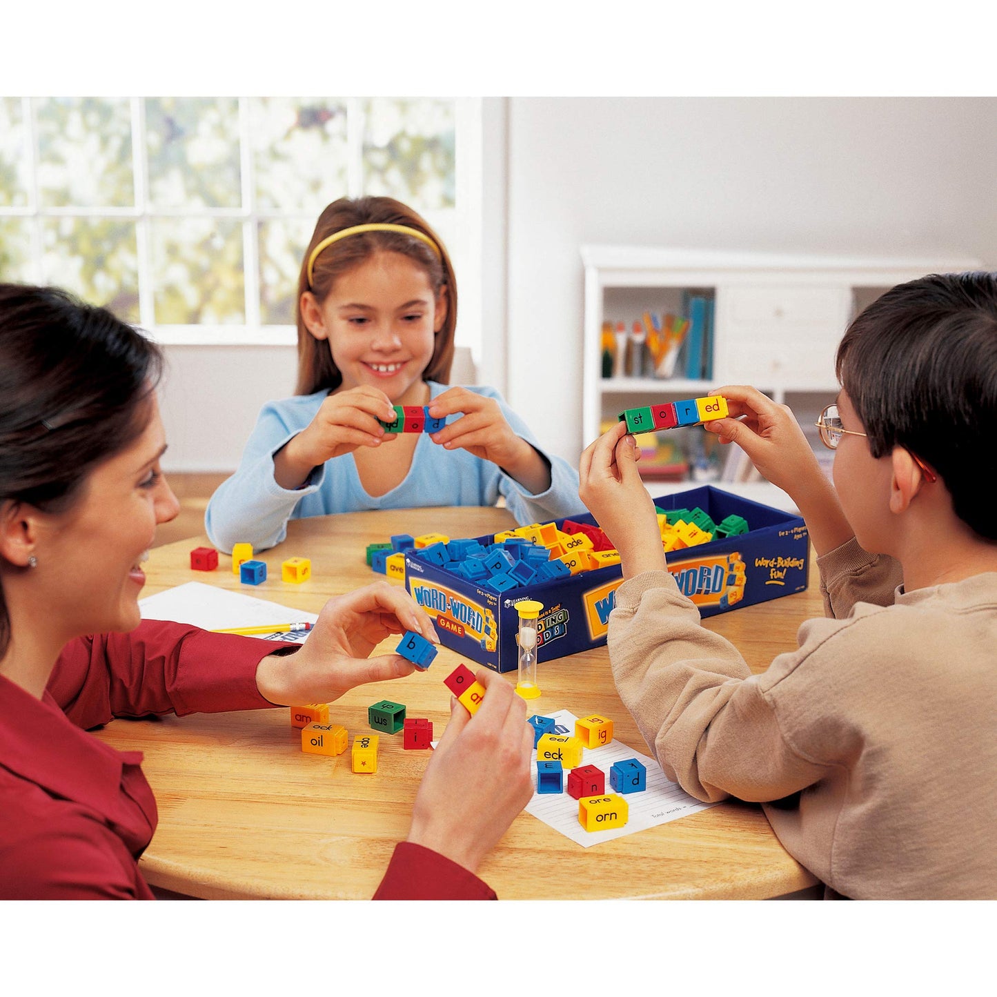 Learning Resources Word For Word Phonics Game - 2-4 Player, Ages 7+ Word Building Game For Kids, Board Games For Kids, Develops