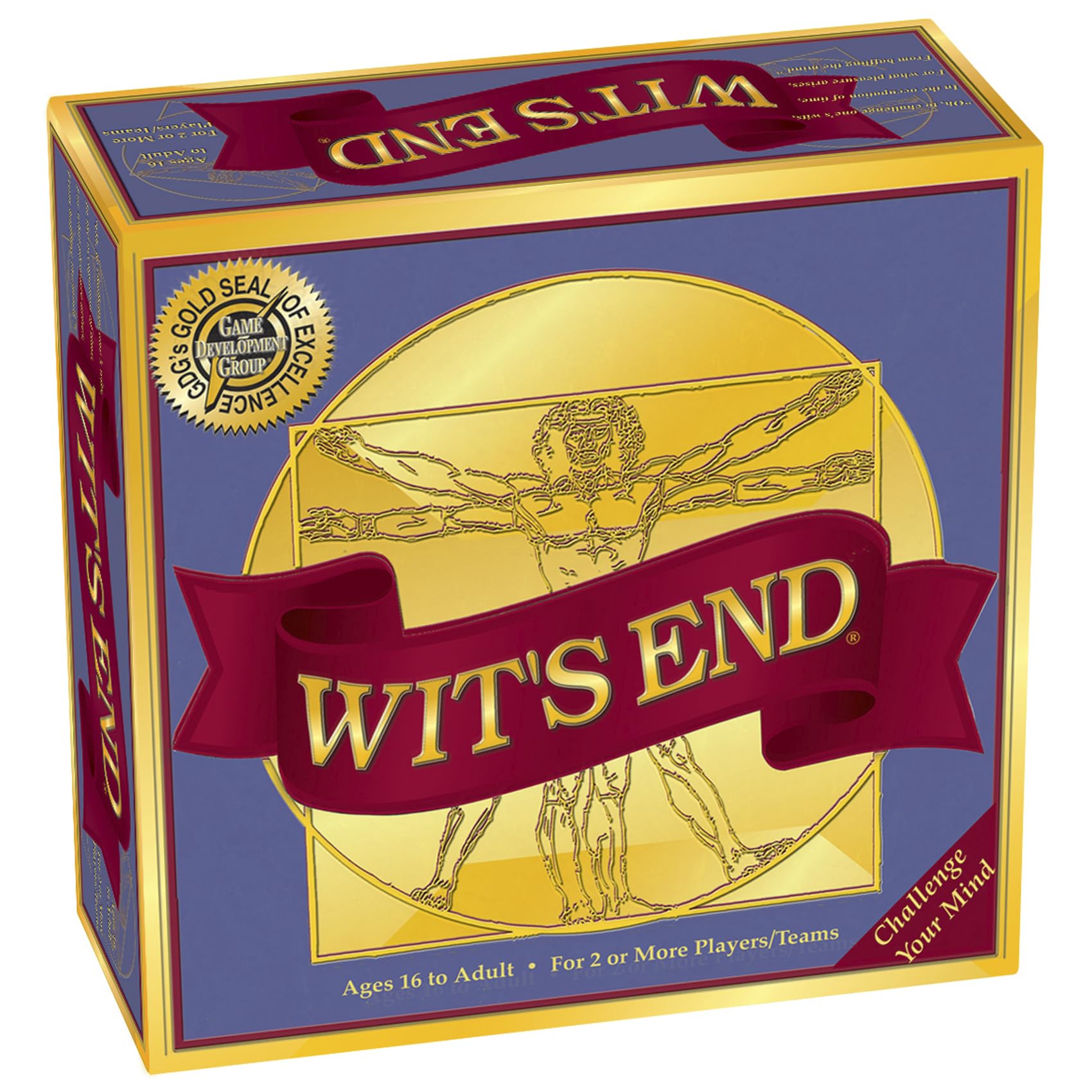 Wit'S End — A Smart, Mind-Bending Trivia & Brain Teaser Game That Will Challenge Your Wits & Knowledge — Adult & Family Night Fun