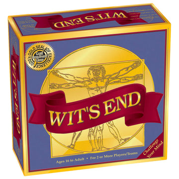 Wit's End - A Smart  Mind-Bending Trivia & Brain Teaser Game That Will Challenge Your Wits & Knowledge - mature-themed & Family Night Fun