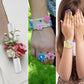 LovesTown 54PCS Slap Bracelets White, Party Slap Bracelets DIY Wrist Bands Bulk Blank Snap Band for Kids Birthday Party Favors S