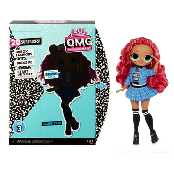 LOL Surprise OMG Series 3 Class Prez Fashion Doll With 20 Surprises Including limited availability Doll  Outfit  Shoes  Accessories  Hat  Purse  Hairbrush  Doll Stand  Closet/Dress Room Playset | Kids 4-15 Years