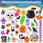 400Pcs Halloween Party Favors For Kids, Halloween Toys Bulk, Classroom Prizes, Goodie Bag Stuffers,Halloween Stuffers,Treasure B