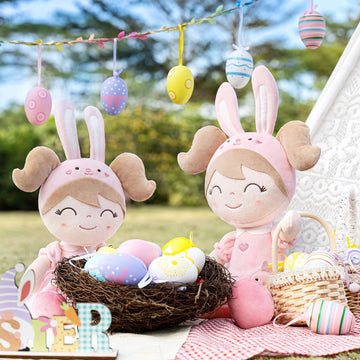 Gloveleya Baby Doll Girl Gifts Soft Plush Bunny Dolls 12' With Gift Box