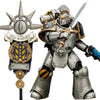 malt-inspiredISE JOYTOY 1/18 Action Figures - Warhammer The Horus Heresy Iron Warriors Command Squad Chosen with Legion Standard - 5 Highly Posable Collectible Model Ages 15+