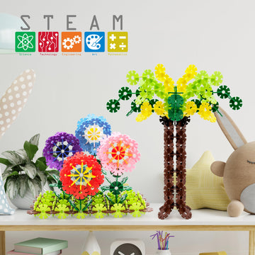 Picassotiles Construction Building Chips Block 300 Piece Set Interlocking Plastic Disc Stem Learning Toy Creative Education Chil