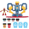 Play-Doh Marvel Iron Man Armor Maker Lab Playset with Lights and Sounds, Customizable Action Figure, Imagination Toys for Boys a