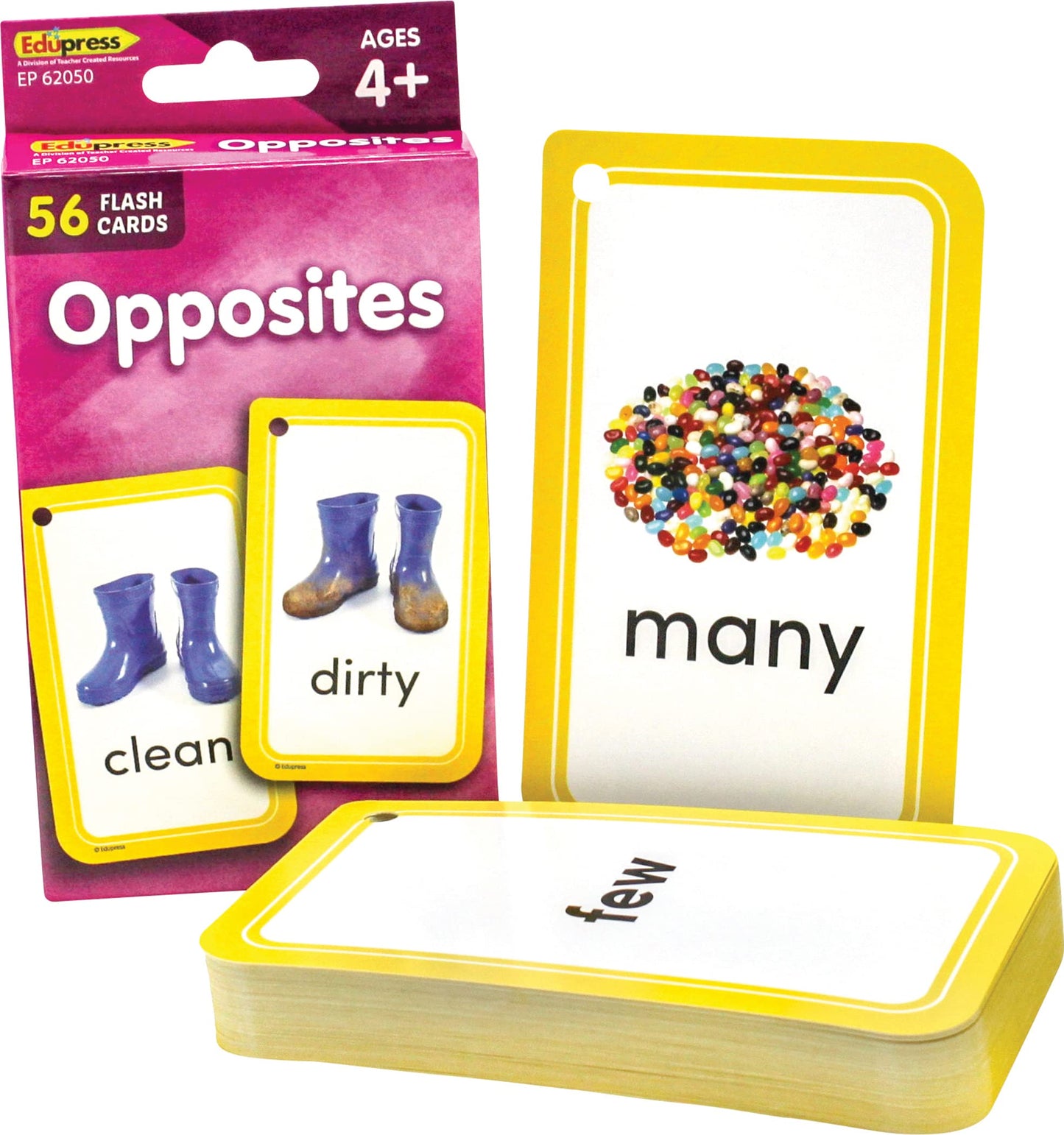 Teacher Created Resources Opposites Flash Cards - Medium Cardstock, Model EP62050