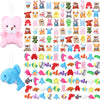 120 Pcs Mini Animal Plush Toys Party Favors Small Stuffed Animals Bulk Cute Jungle Sea Animal Toy Keychain Decoration For Birthd