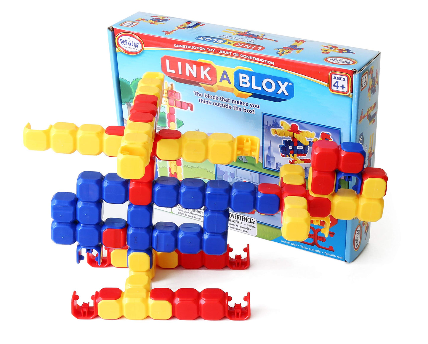 Popular Playthings Linkablox Construction Toy Set With Activity Guide For Kids Ages 4 And Older