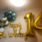 Number Balloon 40 Inch Gold 4 Balloon Graduation Decorations, Number 4 14 24 40 44 45 Large Balloon Birthday Party Decorations,