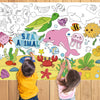 K-NMLHL Coloring Poster for Kids- Ocean Animals Giant Large Coloring Sheets - Coloring Posters for Wall - Classroom Home Birthda