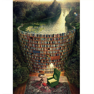 Ingooood- Jigsaw Puzzles 1000 Pieces for mature-themeds- Fantasy Series- Collection Pavilion_IG-0292 Entertainment Toys for mature-themed Special Graduation or Birthday Gift Home Decor