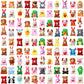 Zhanmai 100 Pcs Mini Plush Stuffed Animal Bulk Small Animal Toys Keychain Party Favors Easter Egg Stuff For Kids Birthday Valentine Carnival Classroom Prizes Gift Goodie Bag Filler(Cute Style)