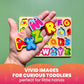 Quokka Montessori Alphabet Puzzle For Toddlers - Educational Wooden Toys For Kids Ages 3-5, Learning Letters And Abc Recognition, Preschool Activity Board For Fine Motor Skills And Learning Activities