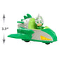 Pj Masks Save The Sky Gekko Mobile, 3-Inch Gekko Figure And Car, Green, Pretend Play, Kids Toys For Ages 3 Up By Just Play