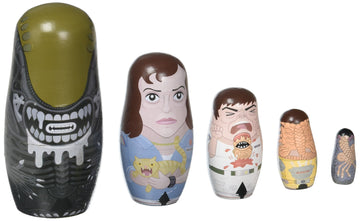 Alien Wood Nesting Dolls