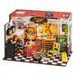 Robotime Miniature House Kit Diy Mini Garage Workshop Tiny Model House Building Kit With Led Decorative Craft For Adults Hobby G