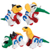 TOMY Toomies Constructables Dinosaur Toys, Multicolor, Plastic, Model T3951
