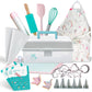 Tovla Jr. Kids Baking Gift Set with Storage Case - Cooking Kit for Children - Educational Baking Sets - Real Kid Baking Supplies