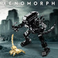 HIGH GODO Xenomorph Building Sets for mature-themed 442 Pieces Horror Action Figure Toy with Little Facehugger Gifts for Boys Aged 8-14  Perfect for Birthdays  Christmases  Halloweens