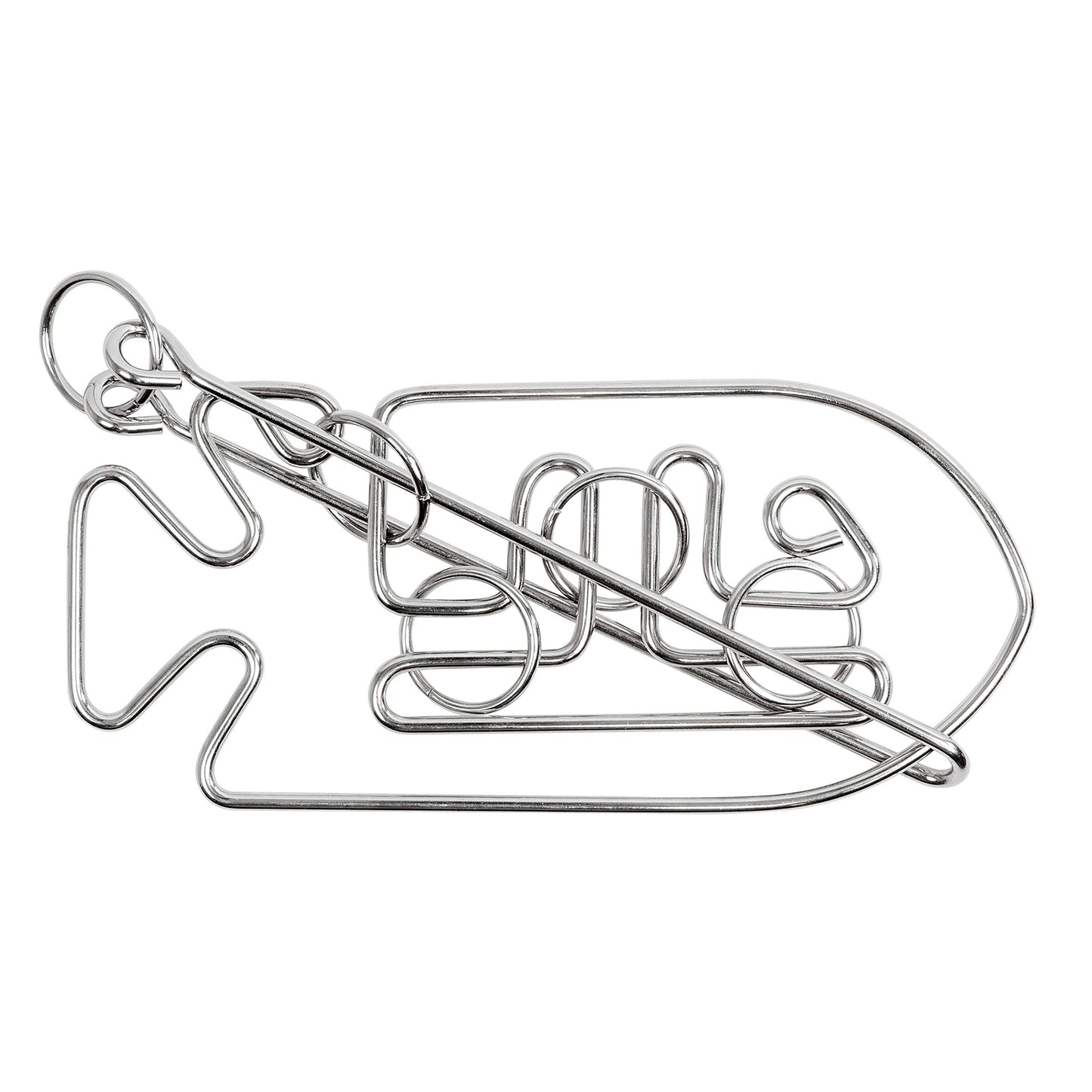Professor Puzzle The Einstein Collection Einstein’S Fish/Metal Entanglement Puzzle/Interlocking Brain Teaser 3D Brain Teaser Puzzle
