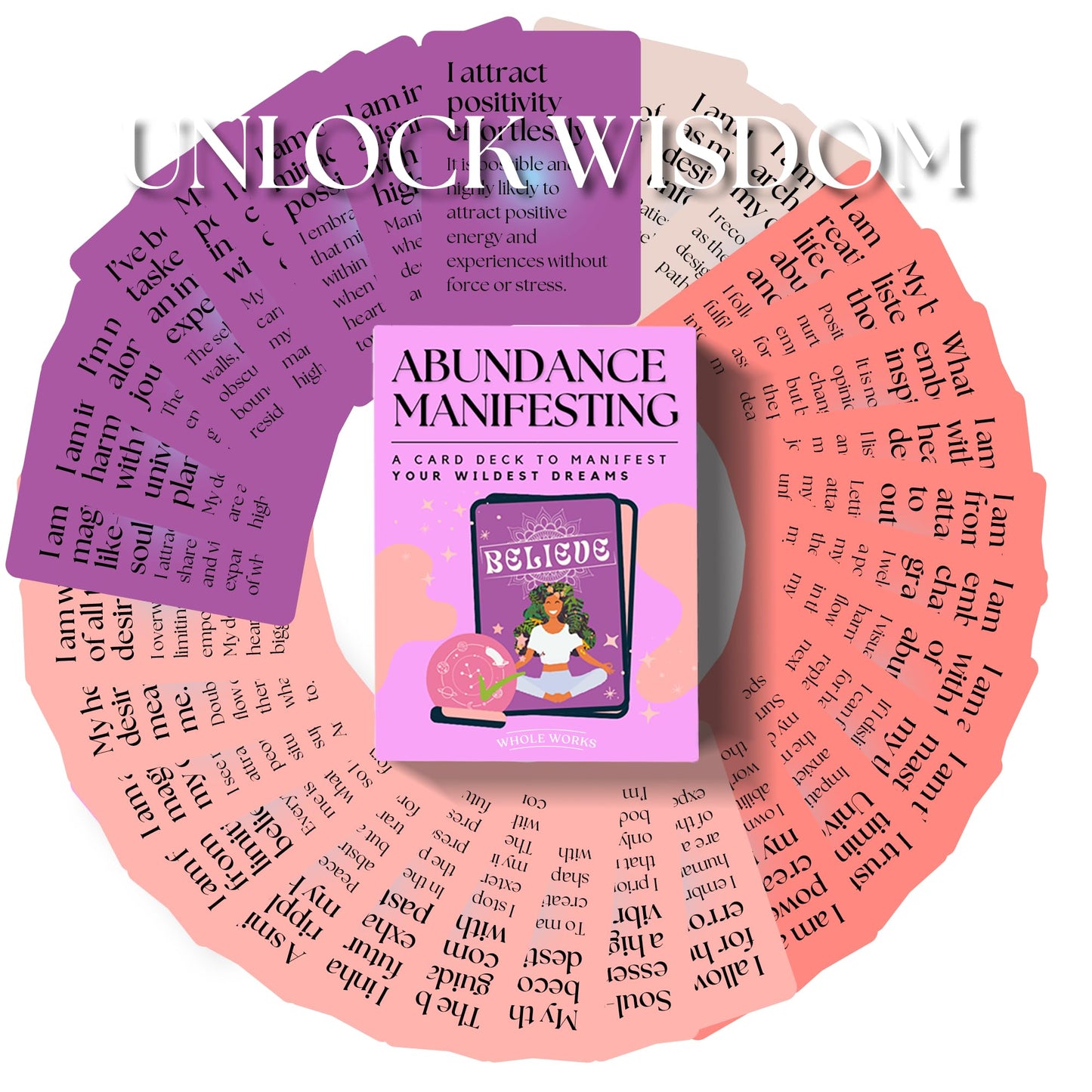 Affirmations Cards For Women: Manifestation Card Deck With Effective Manifesting Techniques - Dive Into Law Of Attraction, Posit