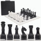 Radicaln Marble Chess Set With Storage Box 15 Inches White And Black Handmade 1 Chess Board With 32 Chess Pieces - Chess Game For 2 Player Board Game Chess Sets For Adults