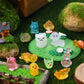 Hoemwarm 100 Pcs Luminous Mini Resin Animals Mini Animals Figures Bulk Glow In The Dark Miniature Figurines For Dollhouse Access