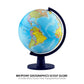 Waypoint Geographic Scout Globe, 12” Interactive Globe For Kids And Adults, World Globe With Stand, Decorative Learning Resources For Classroom Or Office Desk Decor, Blue